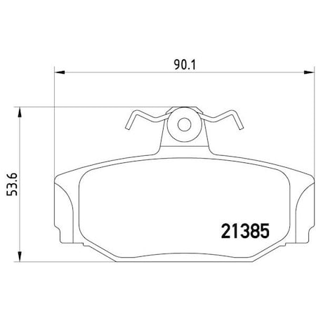 Pagid Brakes Disc Brake Pad, 355017991 355017991
